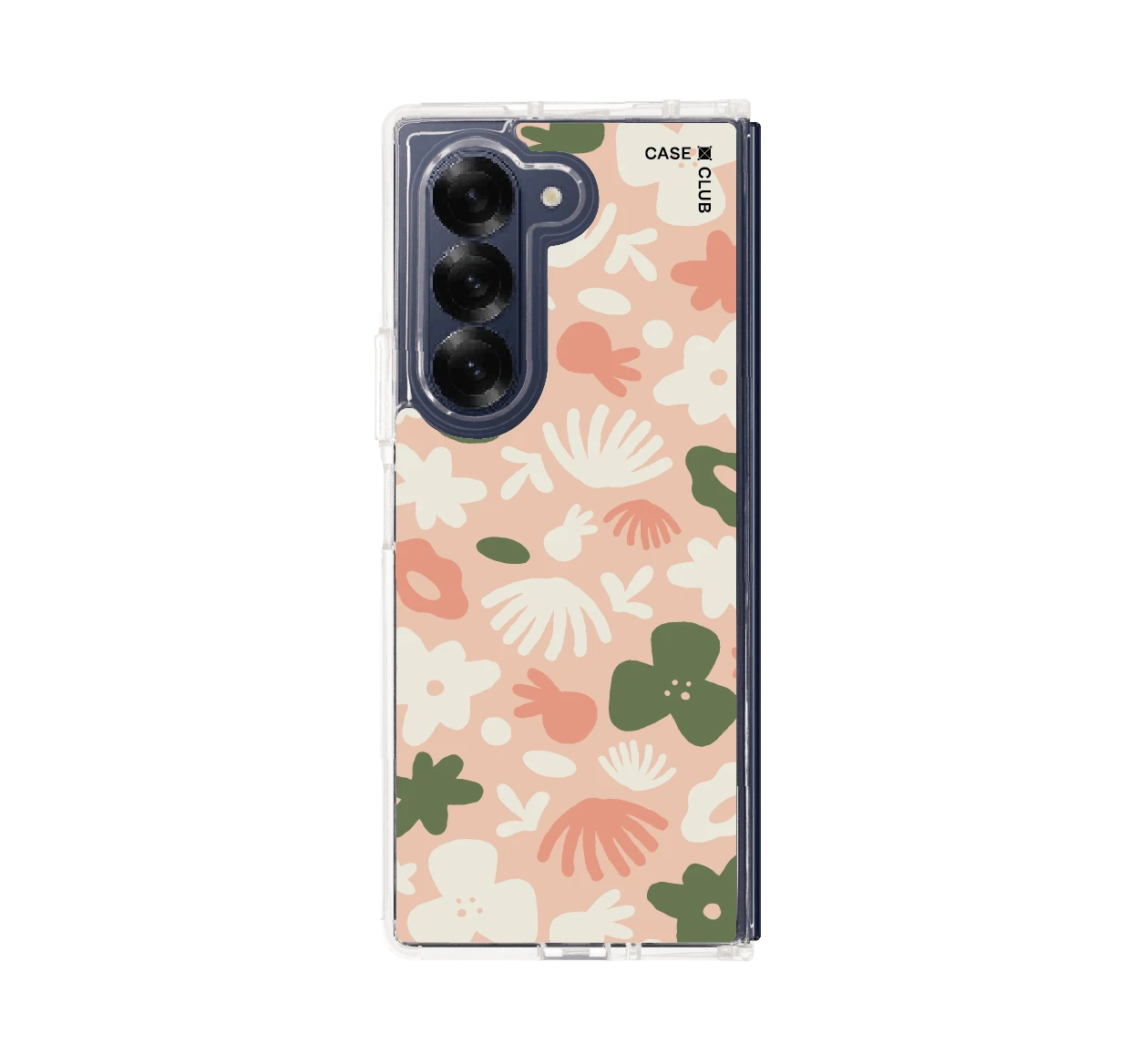 ลายดอกไม้น่ารัก โทนชมพูเขียว